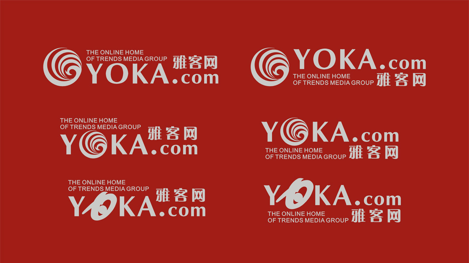 yoka时尚网logo设计