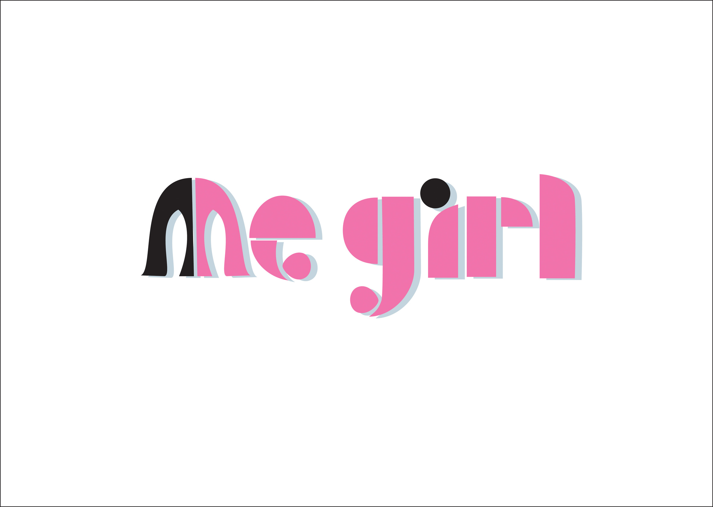me girl时尚女鞋logo设计