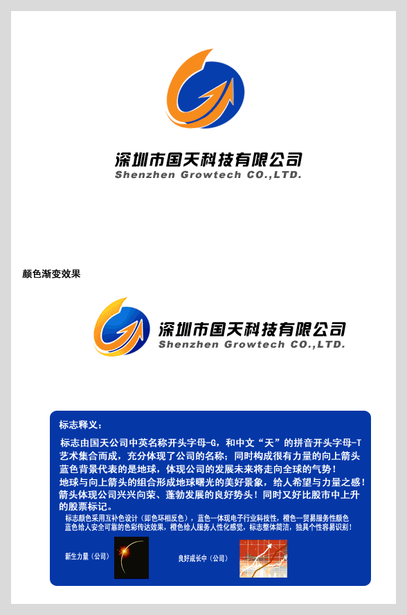 国天科技有限公司名片logo设计